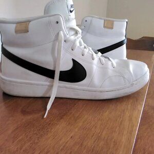 Nike Court Royale 2 Mid Top White Leather Sneakers Size 13